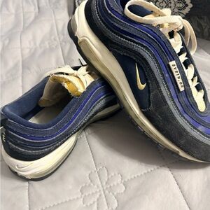 Nike Air Max 97 Navy and Cream Sneakers